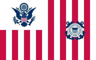 am Heck gesetzte Flagge: US-Küstenwache