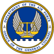 Siegel: Büro des Leiters/der Leiterin der Rechtsabteilung der US-Luftwaffe