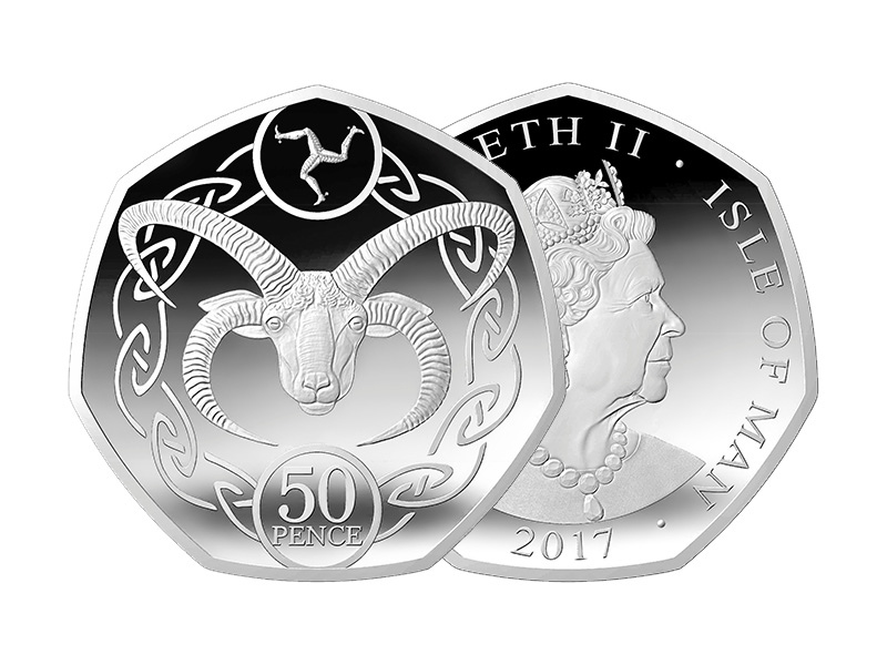 Münze: 1 Pence des „Manx-Pfundes“