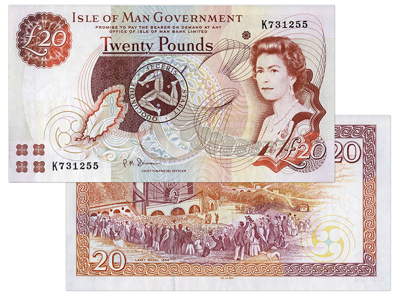 Banknote: 20 „Manx-Pfund“