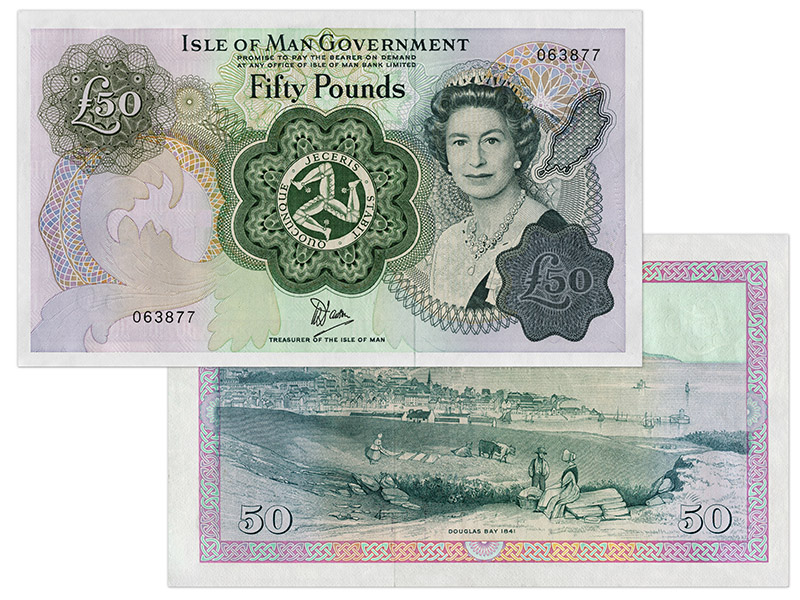 Banknote: 50 „Manx-Pfund“