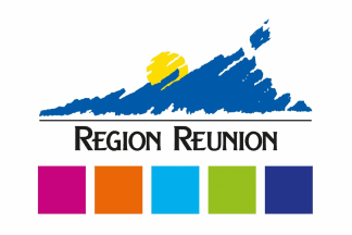 Flagge: Region Réunion