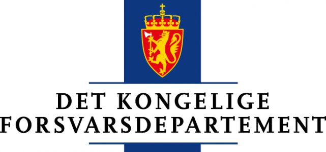 formelles Logo: norwegisches Verteidigungministerium
