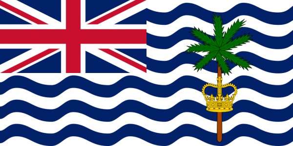 Flagge: Britisches Territorium im Indischen Ozean 1990