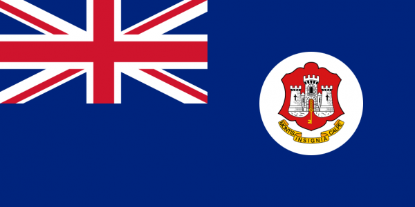 Flagge: Gibraltar 1875-1921