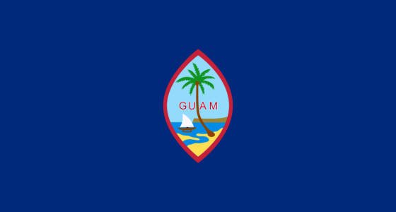 Flagge: Guam 1934-1960