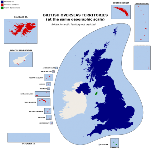 Karte: Britische Übersee-Territorien