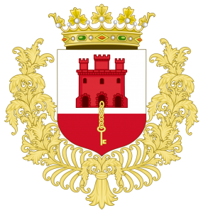 Wappen: Wappen: Gibraltar ca. 1506-1704/1713