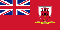Flagge: Gibraltar