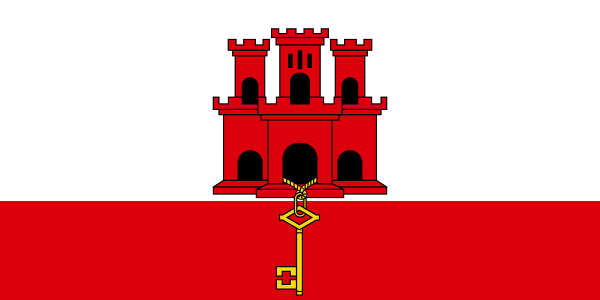 Flagge: Gibraltar
