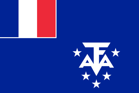 Flagge: Französische Süd- und Antarktisgebiete