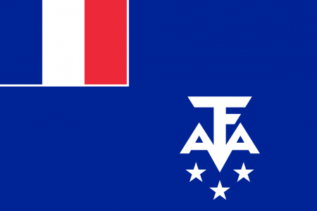 Flagge: Oberster Verwalter der Französischen Süd- und Antarktisgebiete 1955-2007