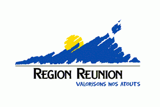 Flagge: Region Réunion 1990er-2015