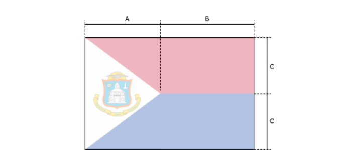 Flaggenspezifikation: Sint Maarten